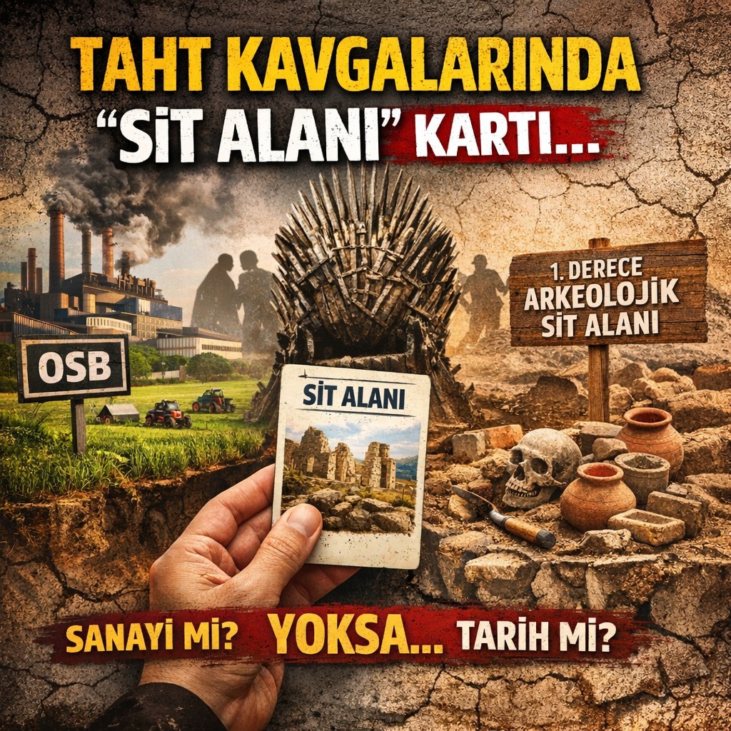 Taht kavgalarında sit alanı kartı…